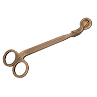 Honeybloom Antique Brass Metal Candle Wick Cutter