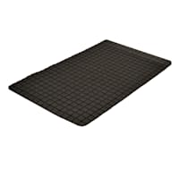 Black Griddie Bath Mat, 15.5x27.3