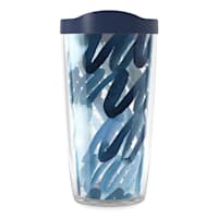 Blue Scribbles Tumbler