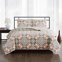 3-Piece Betsy Multicolor Quilt Set, King