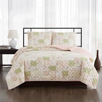 3-Piece Shelly Multicolor Quilt Set, Full/Queen