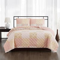 3-Piece Renee Multicolor Quilt Set, Full/Queen