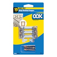 3-Piece Bump Resistant Picture Hangers, 15lb