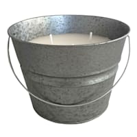 Galvanized Metal Citronella Bucket Candle, 28oz