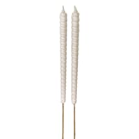 Sunny Club 2-Pack White Citronella Flare Candle, 7.5oz
