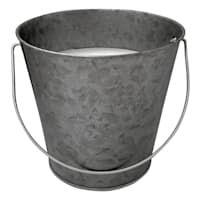 Galvanized Metal Citronella Bucket Candle, 12oz