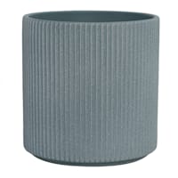Indoor Zeb Blue Matte Pot, Small