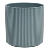 Indoor Zeb Blue Shiny Pot, Small