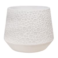 Indoor Ari Matte White Pot, Small