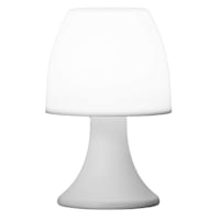 White Mini Mushroom Lamp, 7.8"