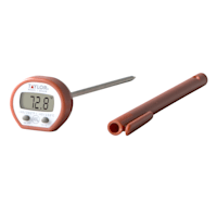 Taylor Digital Instant Read Pocket Thermometer, Red