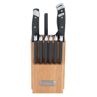 Farberware 15-Piece Cutlery Block Set, Grey
