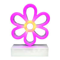 Neon Flower Stand, 10"