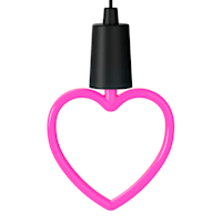 Heart Shaped Retro Hanging Rope Light