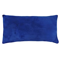 Tiny Dreamers Blue Faux Fur Body Pillow, 18x36