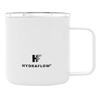 Hydraflow White Parker Vacuum Insulated Mug, 10oz