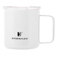 Hydraflow Glossy White Parker Vacuum Insulated Mug, 10oz