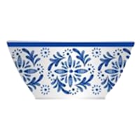 Small Blue Mosaic Melamine Bowl, 6"