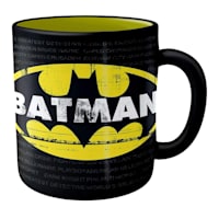 Batman Grimey Logo Ceramic Mug, 20oz
