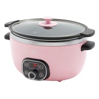 GreenLife Slow Cooker, Pink