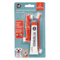 4-Piece Vanilla Flavored Dental Kit for Dogs & Cats