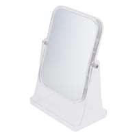Clear Square 1X & 3X Table Mirror, 8.8"