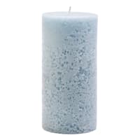 Ty Pennington Blue Cold Pour Pillar Candle, 3x6