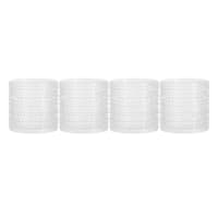 Set of 4 Clear Spectra Double Old Fashioned Glasses, 13oz