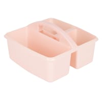 Light Pink Desktop Storage Caddy