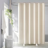 13-Piece Taupe Fryea Shower Curtain Set, 72"
