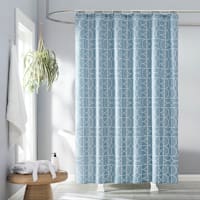 13-Piece Denim Vado Shower Curtain Set, 72"