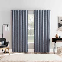 Arvid Indigo Blackout Curtain Panel, 84"