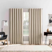 Arvid Taupe Blackout Curtain Panel, 84"