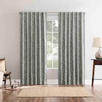 Dublin Grey Blackout Curtain Panel, 84"