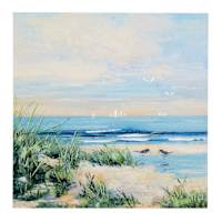Coastal Landscape Canvas Wall Art, 24"