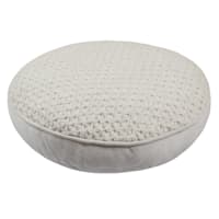 Honeybloom Green Woven Round Throw Pillow, 16"