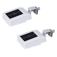 Set of 2 10-Lumen Solar White Gutter Lights