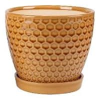 Indoor Sand Honeycomb Ceramic Pot, Small