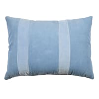 Providence Light Blue Corduroy Velvet Throw Pillow, 14x20