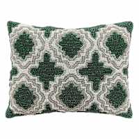 Found & Fable Medallion Beaded Throw Pillow, 9x12