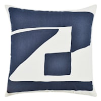 Crosby St. Abstract Print Throw Pillow, 18"
