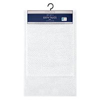 2-Piece White Greta Zig Zag Noodle Rug Set