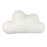 White Cloud Boucle Shaped Throw Pillow, 10x16