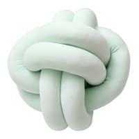 Mint Knot Shaped Throw Pillow, 12"