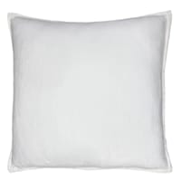 White Micro Plush Throw Pillow, 24"