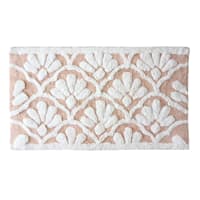 Providence Pink Shell Bath Rug, 20x30