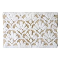 Providence Tan Shell Bath Rug, 20x30