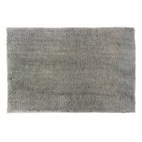 Crosby St. Solid Dark Grey Bath Rug, 20x30
