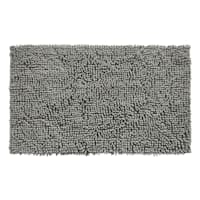 Essential Noodle Light Grey Bath Rug, 20x34