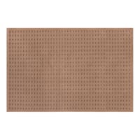 Crosby St. Brown Waffle 100% Cotton Antimicrobial Bath Rug, 20x30